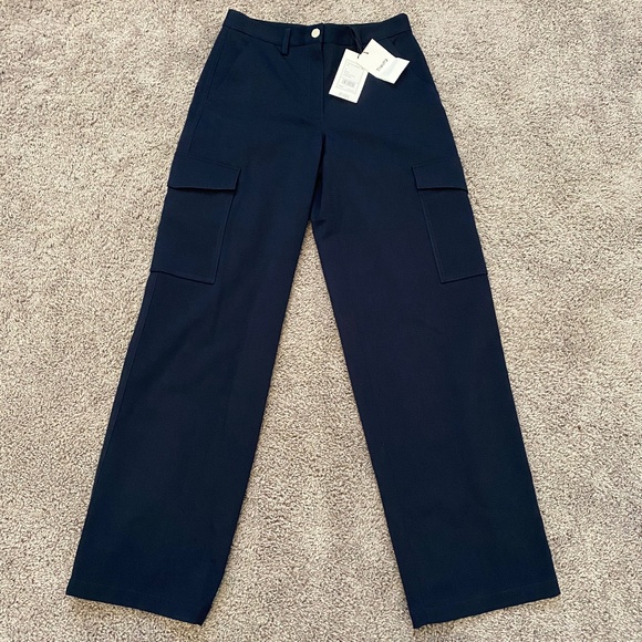 NWT THEORY WOOL CARGO PANTS - Picture 2 of 6